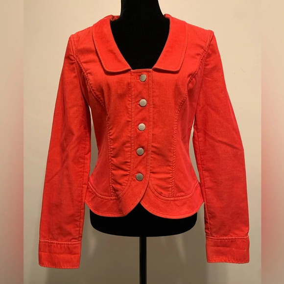 A/X ARMANI EXCHANGE Vintage Corduroy Jacket in Red‎ - Picture 1 of 15